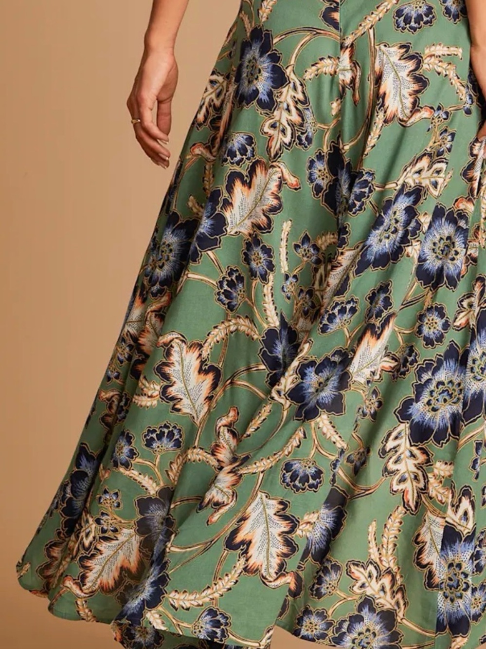 🌿 NWOT O’Neill Floral Maxi Skirt Small Boho Flowy Summer Vacation Lightweight - Picture 11 of 12